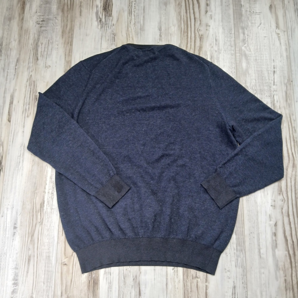 Polo‎ Ralph Lauren Mens Pima Cotton Crewneck Sweater Navy Blue XL - Picture 6 of 9